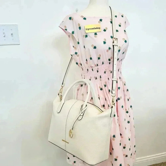 Michael Kors Cream Satchel Bag - Picture 9 of 9